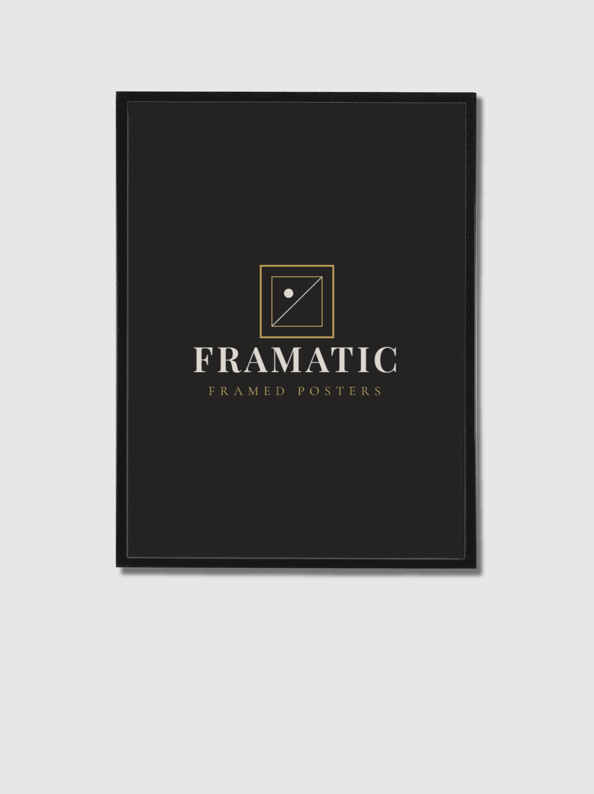 Framed poster mockup