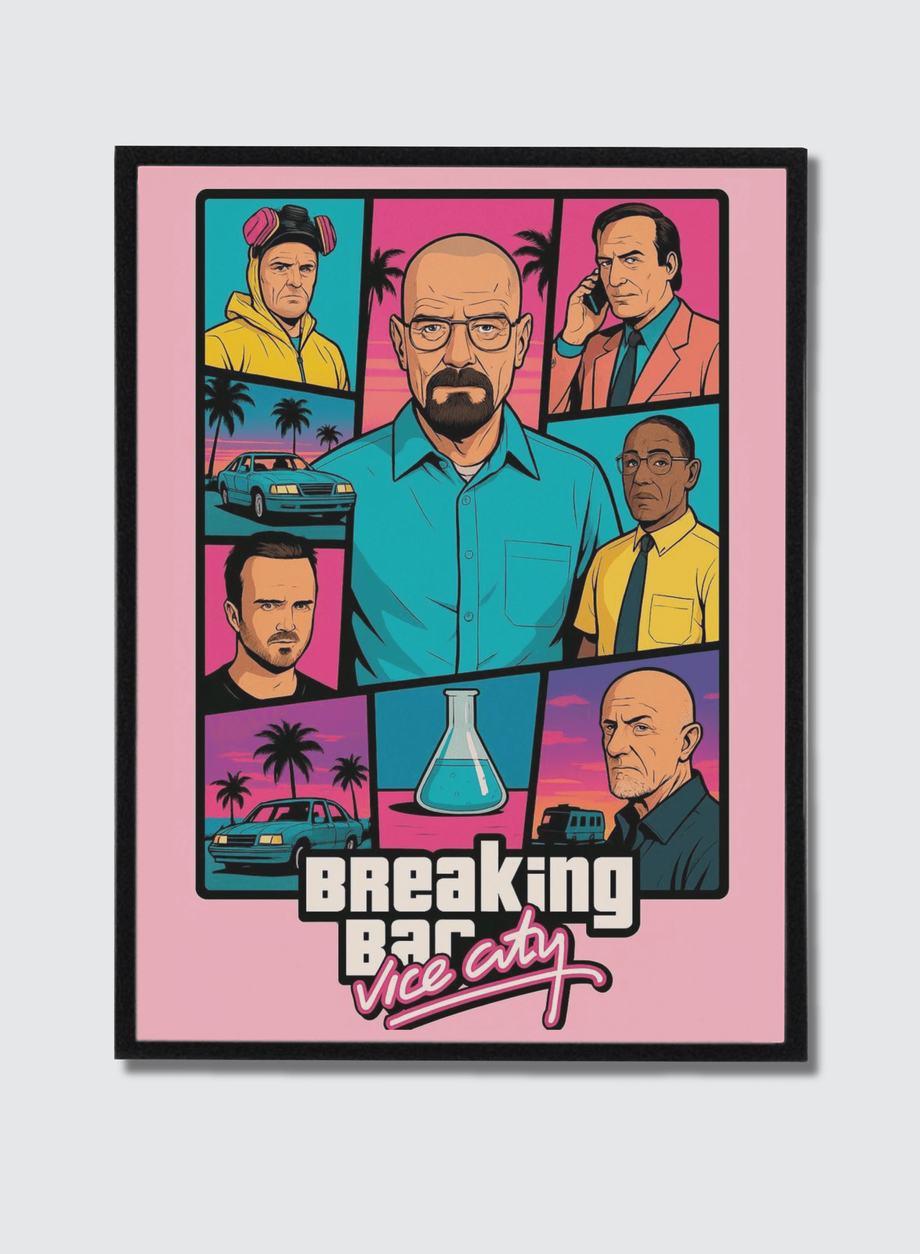 Breaking Bad — Say My Name, framed poster