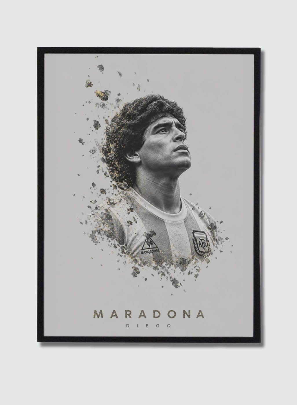 Maradona — Diego — Argentina, framed poster