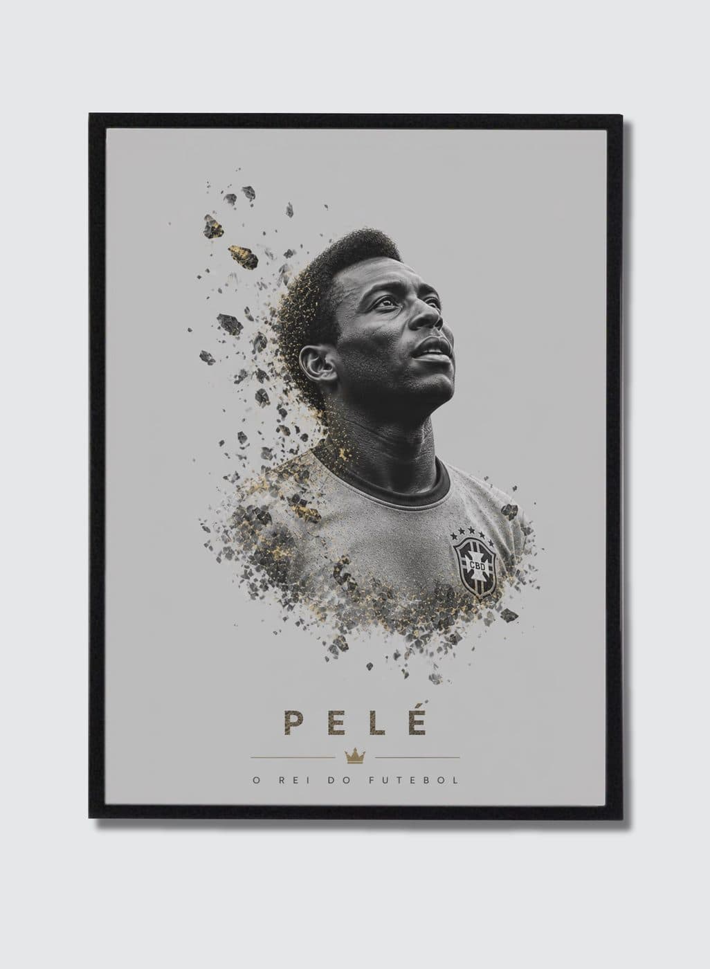 Pelé — O Rei do Futebol, framed poster