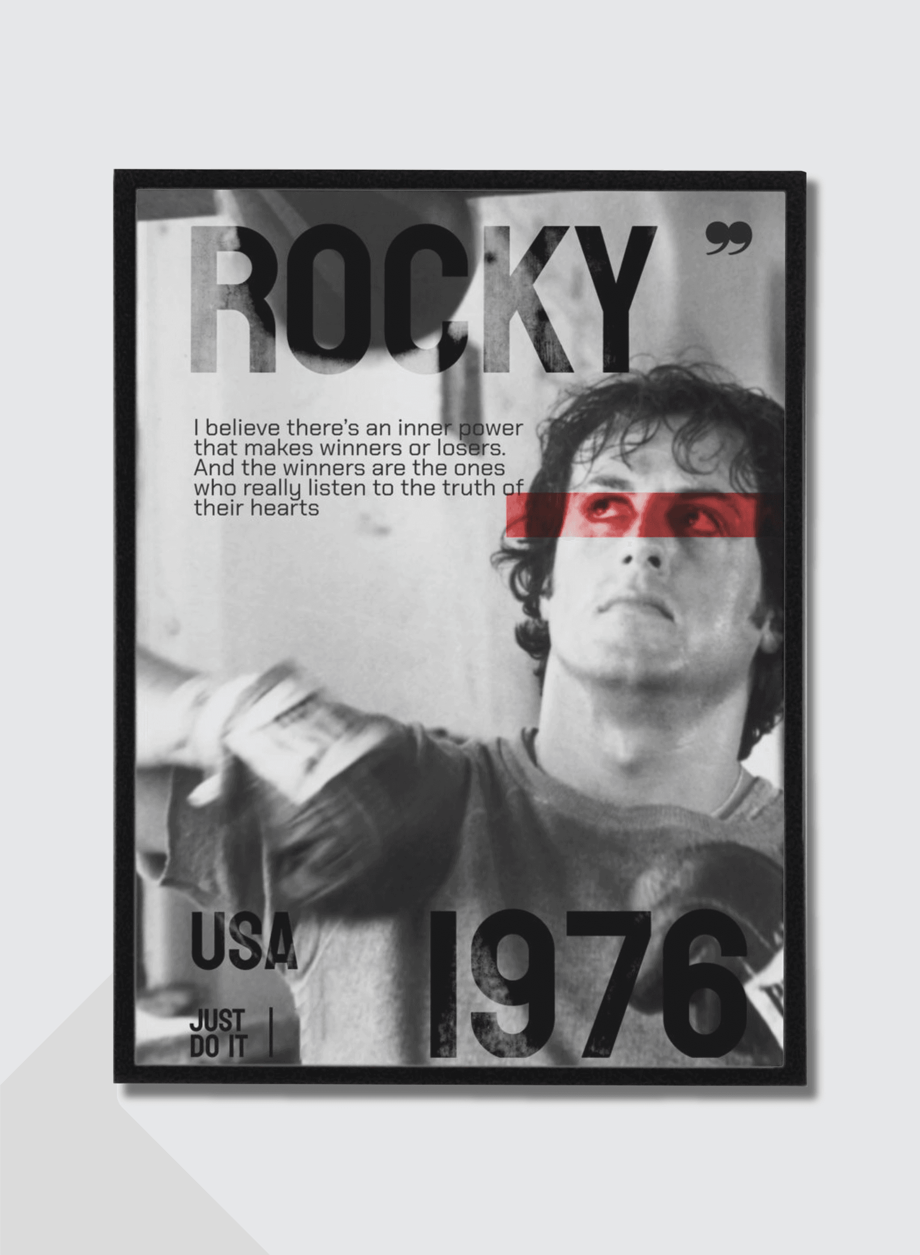 Rocky — Alternate Cut, framed poster