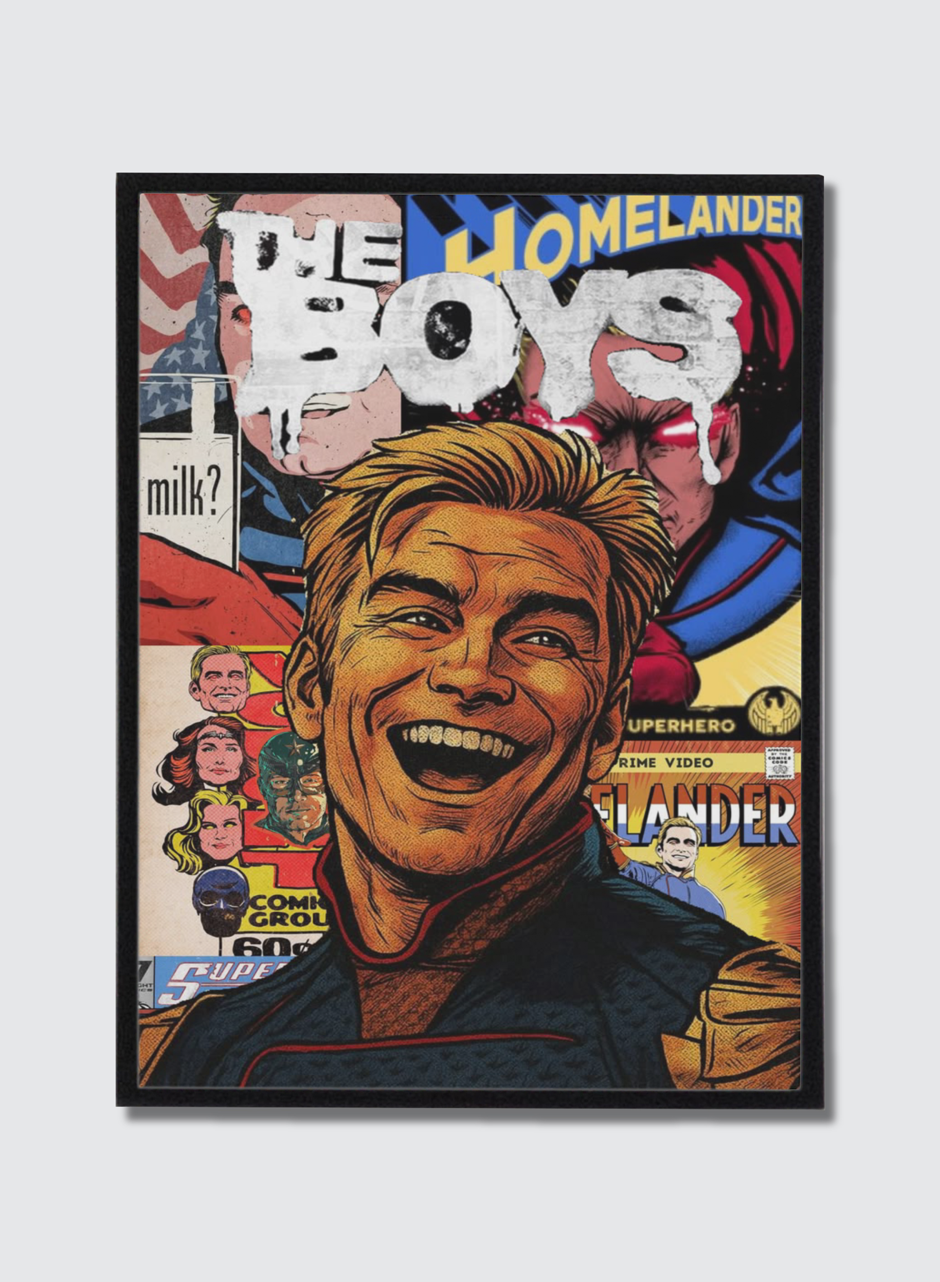 The Boys — Homelander — Prime Video, framed poster