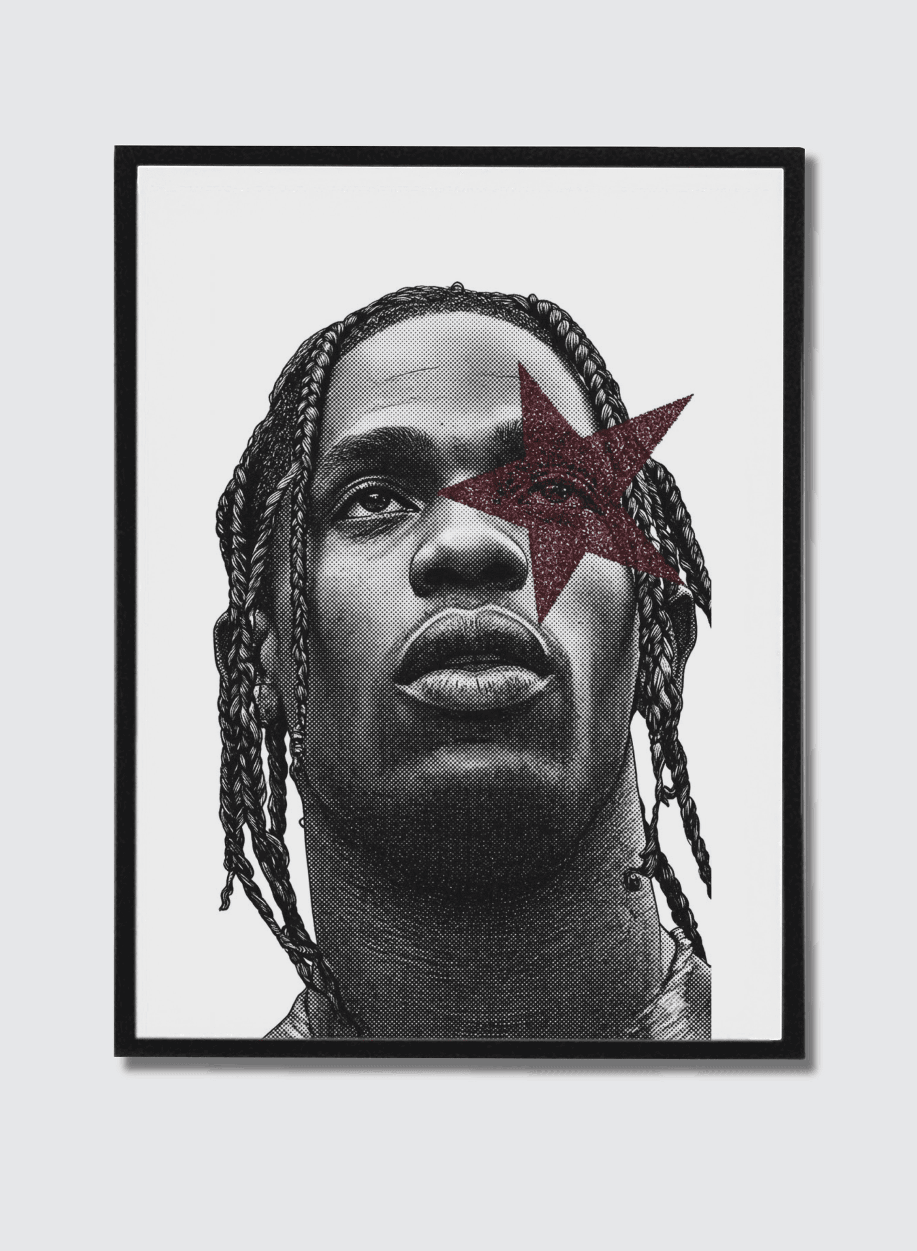 Travis Scott — Cactus Jack, framed poster