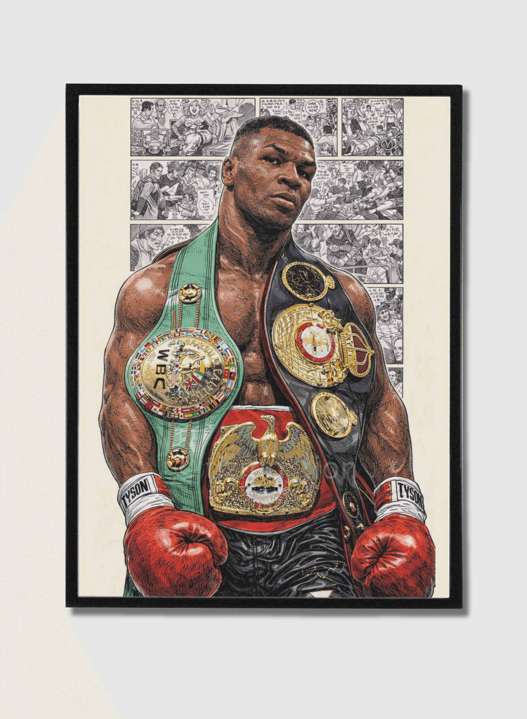 Mike Tyson — Iron Mike, framed poster